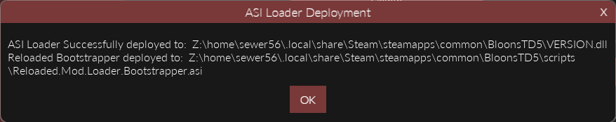 Deploying ASI Loader on Linux